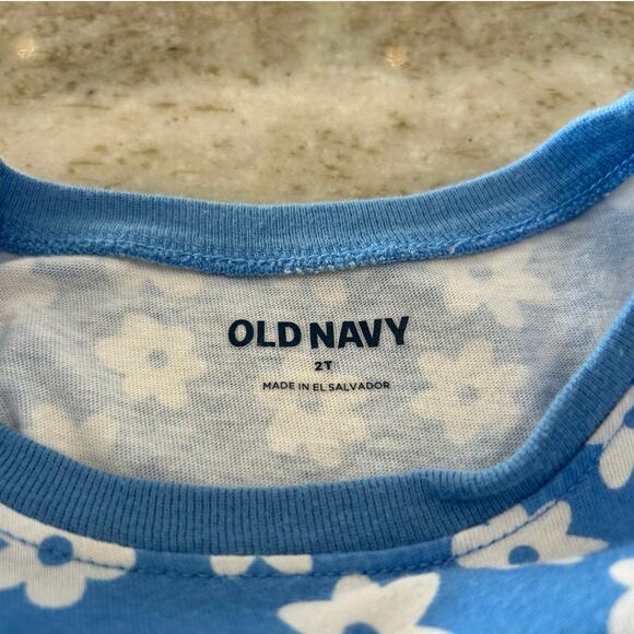 2T Girls Summer Dress Bundle | Red Eyelet & Blue Floral | Cotton Set of 2 - Picture 4 of 11